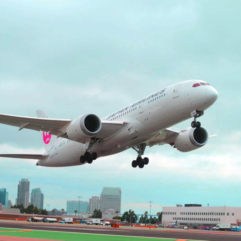 Photo of plane landing