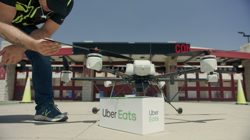 Uber to start using drones for its food delivery and more