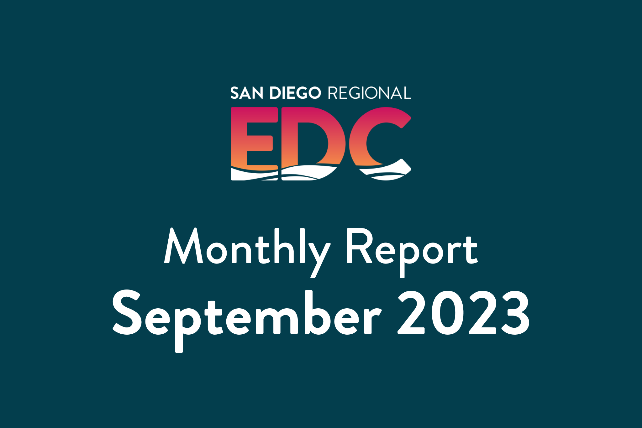 Monthly Report – September 2023